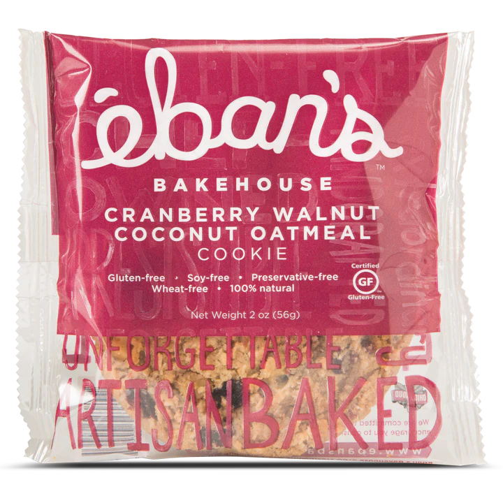 Cranberry Walnut Coconut Oatmeal Cookies - 12 count retail box