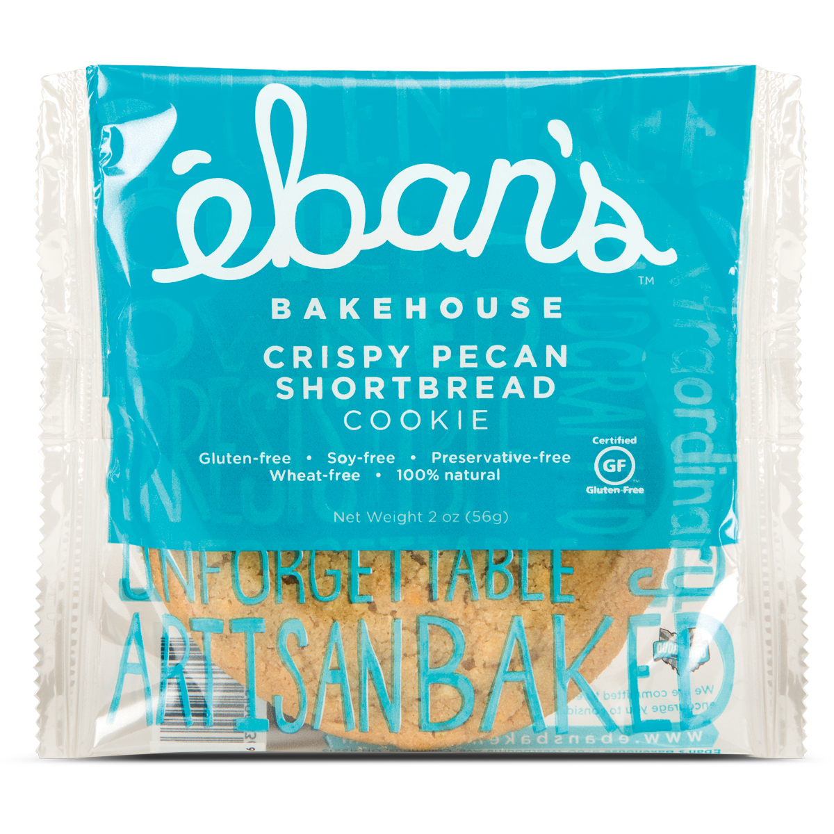 Crispy Pecan Shortbread - 12 count Retail Box